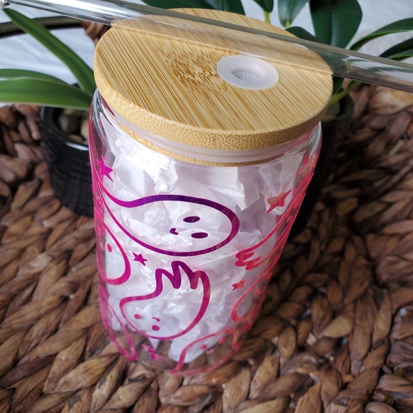 Glass ghost 👻 cup - Picture 2 of 3